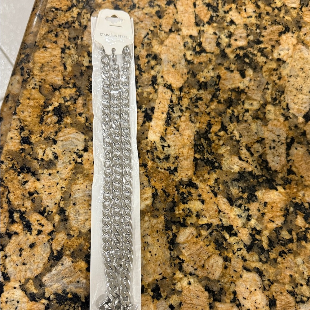 Stainless Steel Silver Chain Necklace